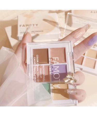 PhantomSky Professional Makeup Colour Correcting Palette Set of 2 Colour Concealer Makeup Palette with 11 Piece Essential Face Brushes 6 Shades Creamy Blendable Texture Waterproof Cosmetics Cream Palettebrushset-114 - Buy Online on GoSupps.com
