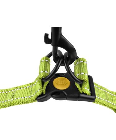 Collardirect Adjustable Reflective Dog Harness - Sizes S M L - Outdoor Walking Gear for Dogs & Puppies - Available in Pink Black Red Purple Mint Green Orange Blue Lindgr n - Buy Online on GoSupps.com