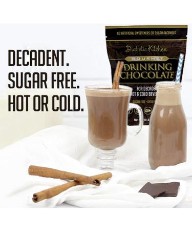 GoSupps.com - Diabetic Kitchen Gourmet Drinking Chocolate Sugar Free 10.5 oz (298 g) - Buy Online on GoSupps.com