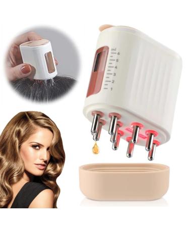 Opossum of electrical hair oil applicator with red light silkstream hair oil applicator hair oil applicator comb and scalp massager 2-in-1 hair oil applicator (1 piece)