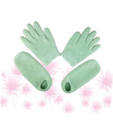 POPETPOP 2 Sets for Dry Cracked Hands Cuticle Socks Softening Socks Gel Disposable Disposable Glasses Strap Paraffin and Mittens Dry Hands Short Boots - Buy Online on GoSupps.com