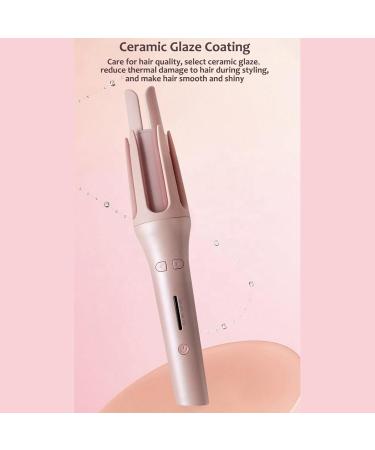 Yuehuam Auto Hair Curler Automatic Curling Iron Wand with 4 Temperatures 1 1/4 Large Rotating Barrel Curling Iron Fast Heating Auto Shut-off Iron for Hair Styling - Buy Online on GoSupps.com