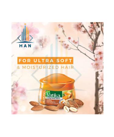 Vatika Naturals Nourish & Protect Hair Cream - Henna Almond & Aloe Vera - 140ml | Nourishing Styling Cream for Healthy Hair - Buy Online on GoSupps.com