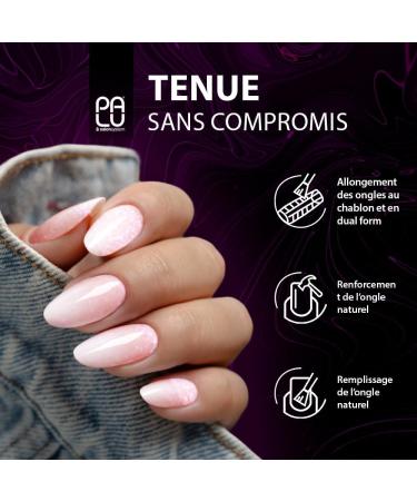  PALU salon system PALU Nail Builder Gel UV/LED Nail Art Thixotropic 3-Phase Hard For Nail Extensions Reinforced Skeleton Pro Control Builder Gel 45g Shiny Pink - Buy Online on GoSupps.com