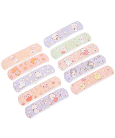 Healvian 1 Box Cartoon Adhesive Patches Tape Fabric Adhesive Bandages Stickers for Kids Care Sticker Medical Glue Breathable Baby