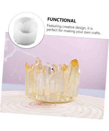 NUOBESTY 1pc Box Storage Box Mold Resin Epoxy Candlesticks Jewelery Organizer Diy Ornament Mold Clay Manual - Buy Online on GoSupps.com