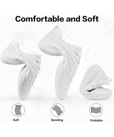 Smapavic White Cheer Shoes for Youth Girls & Women Training Athletic Sneakers - Buy Online on GoSupps.com