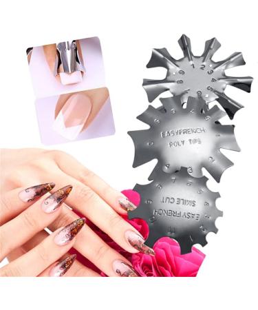 Dajidafu Nail Plate C-shaped Manicure Trimmer Rustproof Sharpen Sharp Curves Line Tool Edge Modifier High Gloss for Beauty Salon - Buy Online on GoSupps.com