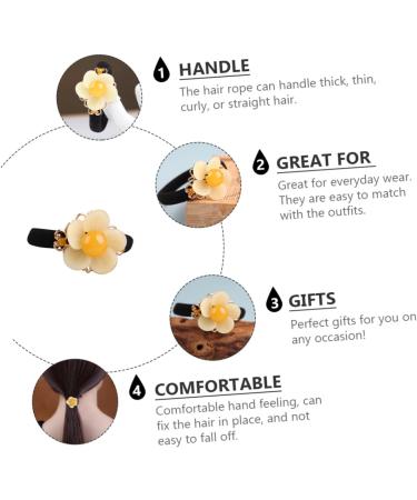 minkissy 1pc Hair Scrunchie Hanfu Hair Tie Antique Ponytail Holders Hairpins Hair for Women Flower Hair Clips for Women Vintage Hair Clips Flower Hair Tie Girl Accessories Bronze Etc. Baby - Buy Online on GoSupps.com