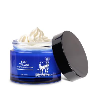 SKSOYT Beef Tallow for Skin, Whipped Organic Grass-Fed Beef Tallow Balm for Face & Body, Tallow Face Moisturizer, For Dry Skin
