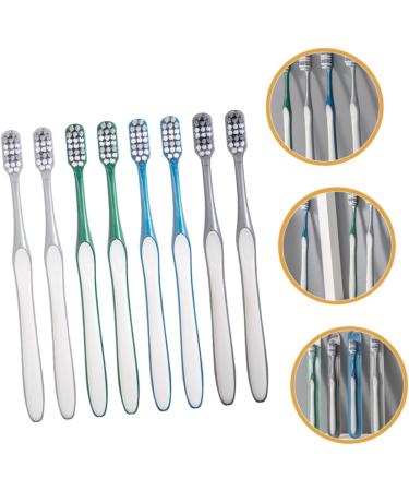 Goohochy 8-Set Hard Bristle Travel Toothbrushes for Men - Reduces Tooth Spots Perfect for Camping & Daily Use - Buy Online on GoSupps.com