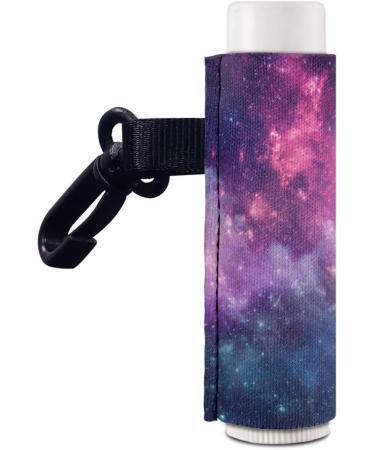 SCRAWLGOD Galaxy Print Lip Balm Holder Keychain Portable Lip Balm Sleeve keychain Chapstick Holder Secure and Nice Hand Feeling Set of 5 Galaxy 5 - Buy Online on GoSupps.com