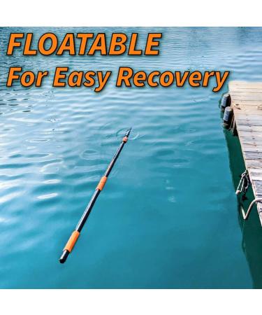 Telescoping Boat Hook for Docking 12 Feet - Durable, Lightweight and Sturdy | Floating Pole for Push-Pull and Boating - Buy Online on GoSupps.com