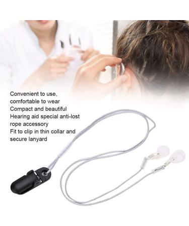 Anti-Lost String for Hearing Aids | Gray Plastic Hearing Aid Accessory | Secure Your Device Internationally - Buy Online on GoSupps.com