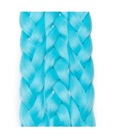 Tess 41 Jumbo Braids Extensions - Synthetic Crochet Braiding Hair 5pcs 165g/bundle 100cm Blue - International Shipping Available - Buy Online on GoSupps.com