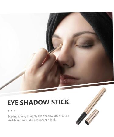NOLITOY Eye Shadow Stick Women Precision Ends Female Pen End Stick Application Dual Shadow Brush Makeup Eye Eye Shadow Pens 1 count (Pack of 1) Black - Buy Online on GoSupps.com