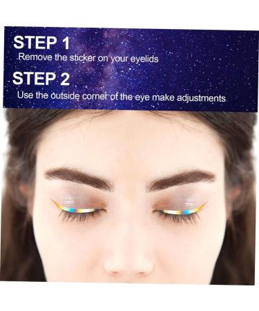 FOMIYES 24 Sets Paper Women Eyeliner Tape Reusable Eyeliner Sticker Chic Eye Line Sticker 1 count (Pack of 1) Colorfulx6pcs - Buy Online on GoSupps.com
