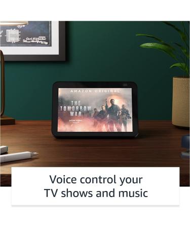 Echo Show 8 (2nd Gen 2021) | HD Smart Display with Alexa & 13 MP Camera | Charcoal - Buy Online on GoSupps.com