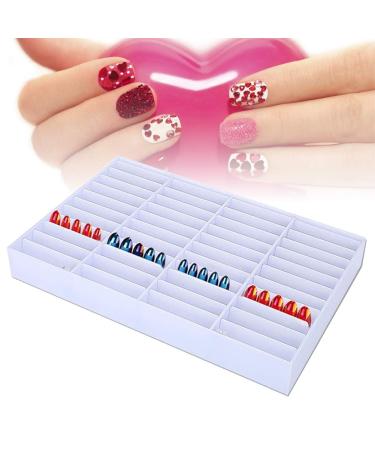 Nail Tips Storage Box - Empty Transparent Container for Nail Art & Decoration | Ideal for Salon Display - Buy Online on GoSupps.com