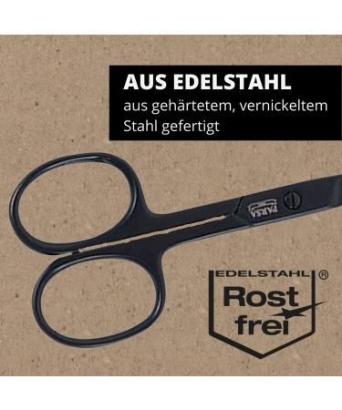 Parsa Professional Nail Cutter for Men - Curved Stainless Steel Fingernail & Toenail Scissors (Black & Matte) - Precision Grooming Tool - Buy Online on GoSupps.com