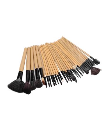 Professional 32-Piece Makeup Brush Set - Eyebrow Eyelash & Shadow Brushes for Flawless Cosmetics Application - International Shipping Available - Buy Online on GoSupps.com