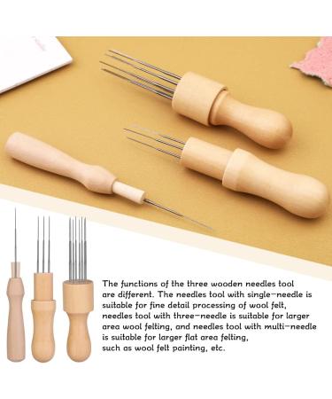 Unberr Needle Felting Kit - 98 Pcs Needles, Wool Tools for Beginner & Pro - Buy Online on GoSupps.com