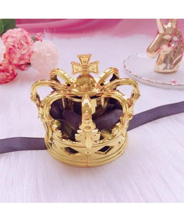 amangul Princess 3D Crown Artificial Rose Flower Cosplay Hair Accessories(Golden Crown Red Rose) - Buy Online on GoSupps.com