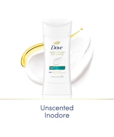 Dove Advanced Care Antiperspirant Deodorant for Women Unscented with Pro-Ceramide Technology for Soft Resilient Skin 74 g - Buy Online on GoSupps.com