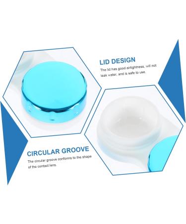 Buy Gatuida Colored Contact Lenses & Eye Care Travel Case - Luxurious Organizer with Mirror & Holder - Buy Online on GoSupps.com
