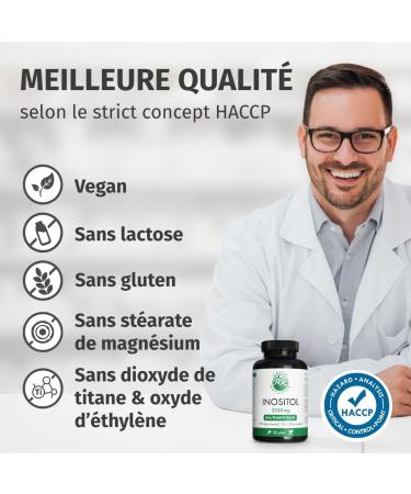Green Naturals Inositol Hautement dos 2 250 mg avec ratio 90:10 (myo-inositol & D-chiro-inositol) Issu de fermentation naturelle Qualit allemande 180 g lules - Buy Online on GoSupps.com