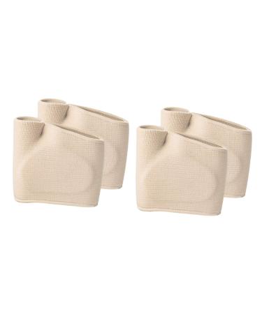 SAFIGLE 2 Pairs Sole Pad Half Insole Anti- Insole Pads Insoles Anti-Slip Insole Pads Toe Pads Forefoot Cushion Pad Forefoot Sleeve All Liner Stretch Composite Fabric Household
