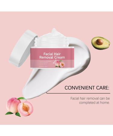  WJnflQN Facial Hair Removal Cream - 50G Painless Moisturizing | Painless Hair Removal Cream For Girls Ladies Mothers Brides Brides Travellers Athletes Upper Lip Chin Eyebrow Favorites - Buy Online on GoSupps.com