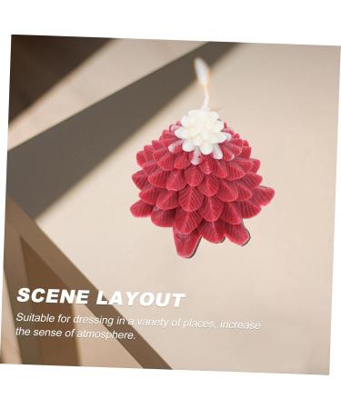 Abaodam Scented Candle - Christmas Tree Figurine Xmas Tree Shaped Mini Candle Ornament (10x8.3cm) for Holiday Decor - Buy Online on GoSupps.com