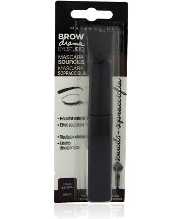 Gemey Maybelline Brow Drama Mascara Dark Brown | Defined and Bold Eyebrows - Buy Online on GoSupps.com