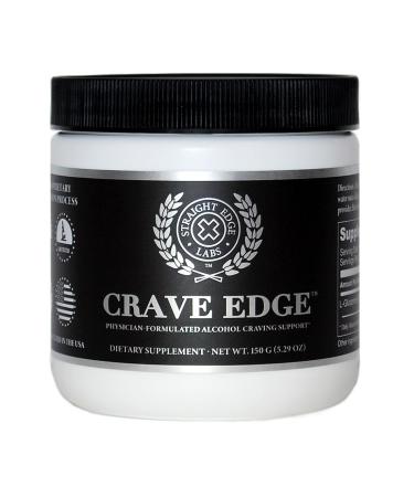 Crave Edge Alcohol Craving Support Physician-Formulated Anti Alcohol Replacement Drink Stop Drinking Liver Detox Fast Acting No Big Pills or Bad Taste (150G Powder 30 Servings)