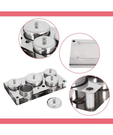 Rotekt 5pcs Stainless Steel Nail Art Set | Mini Powder & Liquid Tins | Compact Manicure Tools - International Shipping - Buy Online on GoSupps.com