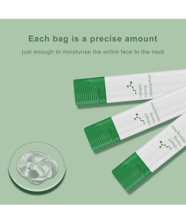 Hywestger Collagen Face Mask 20-Pack - Hydrating Sleeping Facial Masks for Women and Men - Buy Online on GoSupps.com