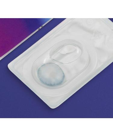 Buy Bianco Blue Colored Contact Lenses - Monthly Soft Hydrogel 0.0 Dioptria | 2 Pieces + Lens Case - Natural Colors - Buy Online on GoSupps.com