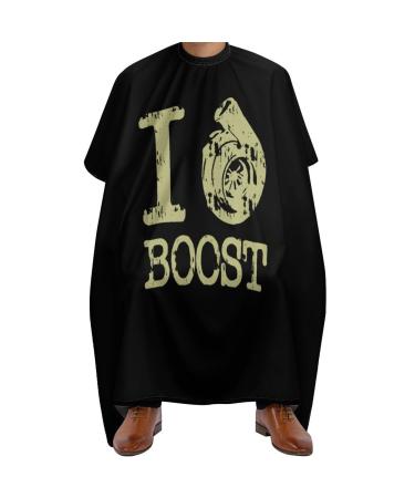 Boost Engine Car Racing Newborn Barber Cape with Adjustable Snap Hair Cutting Salon Barber Apron for Adult