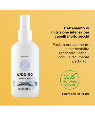 Kemon Liding Kidding Districante Leave-in Spray Conditioner for Kids - Tangle-Free No Rinse 200ml | International Shipping Available - Buy Online on GoSupps.com