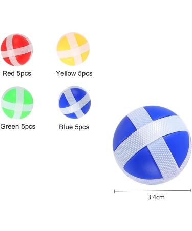 Shop Latrate 20-Piece Children's Velcro Ball Game Set - Replacement Balls & Paddle for Indoor Fun | Multi-Color Options - Buy Online on GoSupps.com