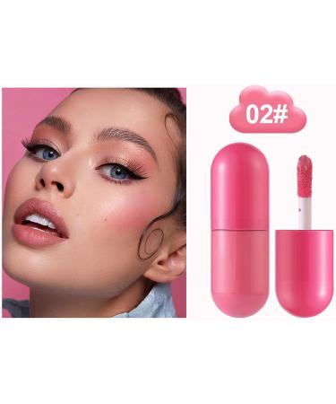 Makeup Liquid Blush Blush Liquid Natural Blush - Light Blendable Color Highlighter Highlighter Rougin All Day for Eyes and Cheeks Makeup - Buy Online on GoSupps.com
