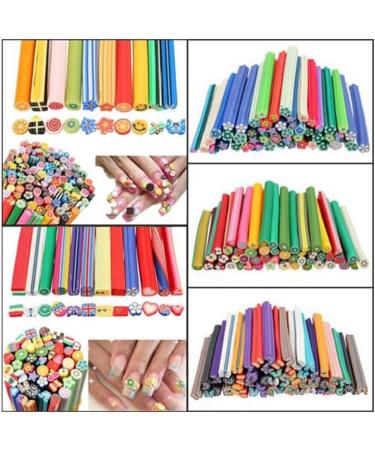 50pcs Fruit Nail Stickers Nail Art Pegatinas Para U as Sticks Cane 3d Accessories Polymer Clay - Buy Online on GoSupps.com