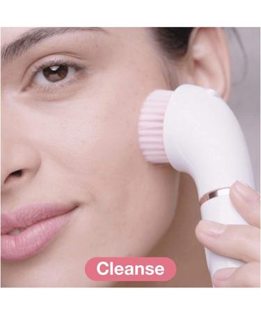 Braun Beauty Set 7-in-1 Hair Removal Epilator with Lady Shaver and Face Exfoliator - UK 2 Pin Plug - Gifts for Women - White/Pink - Buy Online on GoSupps.com