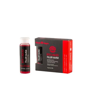 P rola Negra Btx Liquid Filler Mask Fast Restoration Nourishment and Sealing of the Hair Strands Box with 4 Ampoules of 11ml Each