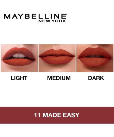 Maybelline Liquid Matte Lipstick - 11 Made Easy - Buy Online on GoSupps.com
