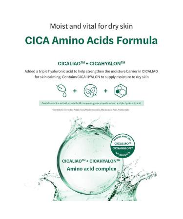 VT COSMETICS CICA MOISTURE Mask (6Pcs) | Hyalon Sheet Mask for Moisturizing & Acne Care with Centella Asiatica Extract | Korean Skin Care - Buy Online on GoSupps.com