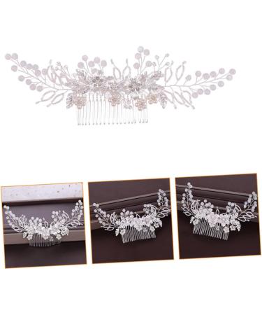 MAGICLULU 1pc Flower Leaf Comb Fashion Hairpin Woman Hair Comb Alloy Hair Decor Hair Accessory Handmade Hair Decor Exquisite Headwear - Buy Online on GoSupps.com