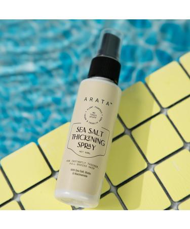 Ara.ta' Sea Salt Volumizing Hair Spray For Beachy Locks & Natural Waves | Adds Volume & Texture To Hair Without Any Crunchy Feel | Made for All Hair Types With Sea Salt Biotin & Niacinamide | 50ML - Buy Online on GoSupps.com