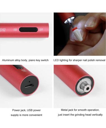 Electric Nail Drills Set Naills Manicure Set Electrical Pedicure Nail Tools USB Nail Kit Portable Set Nails Polishing Use for Acrylic Gel Nails Home 12000RPM Nail Buff Blue - Buy Online on GoSupps.com